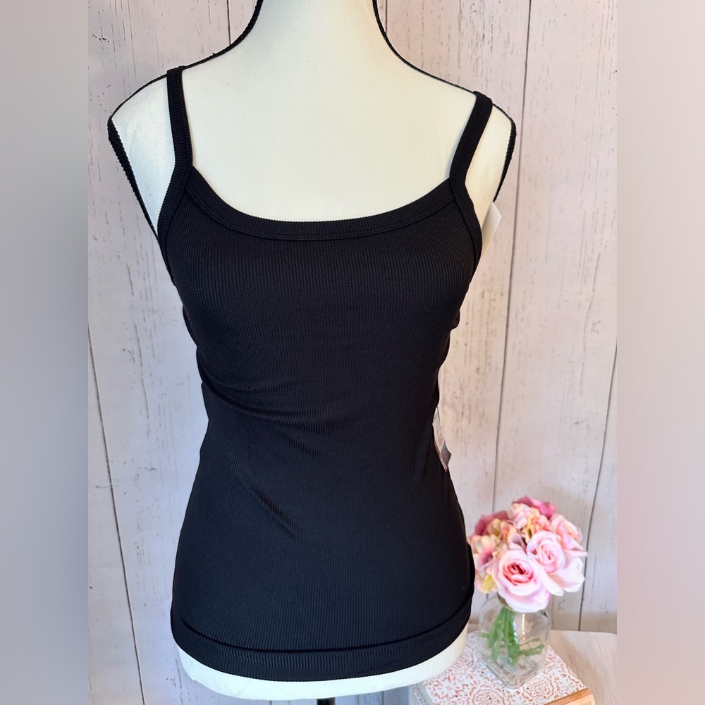 NWT NOBO Women’s Black Tank Top Sleeveless Size S Stretch